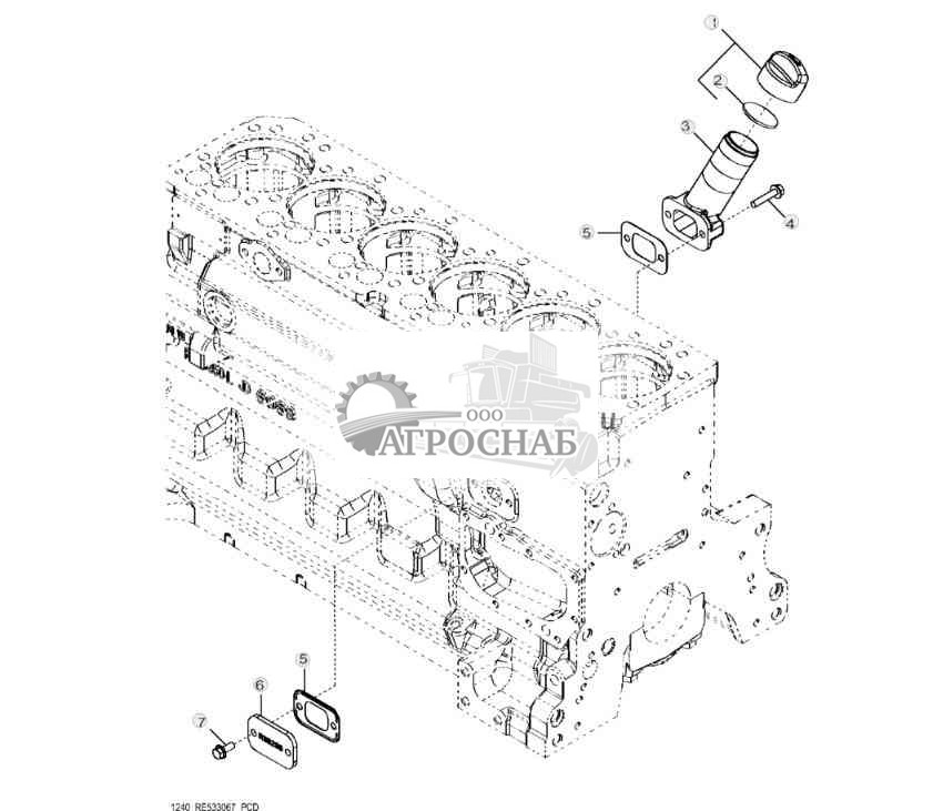 1240 Маслоналивная горловина 